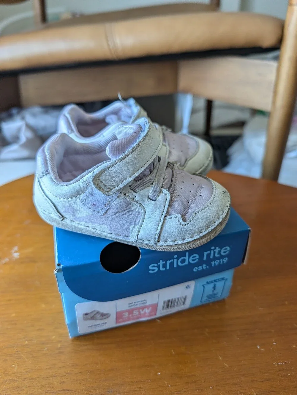 Stride Rite SM Waverly, white multi, 3.5W